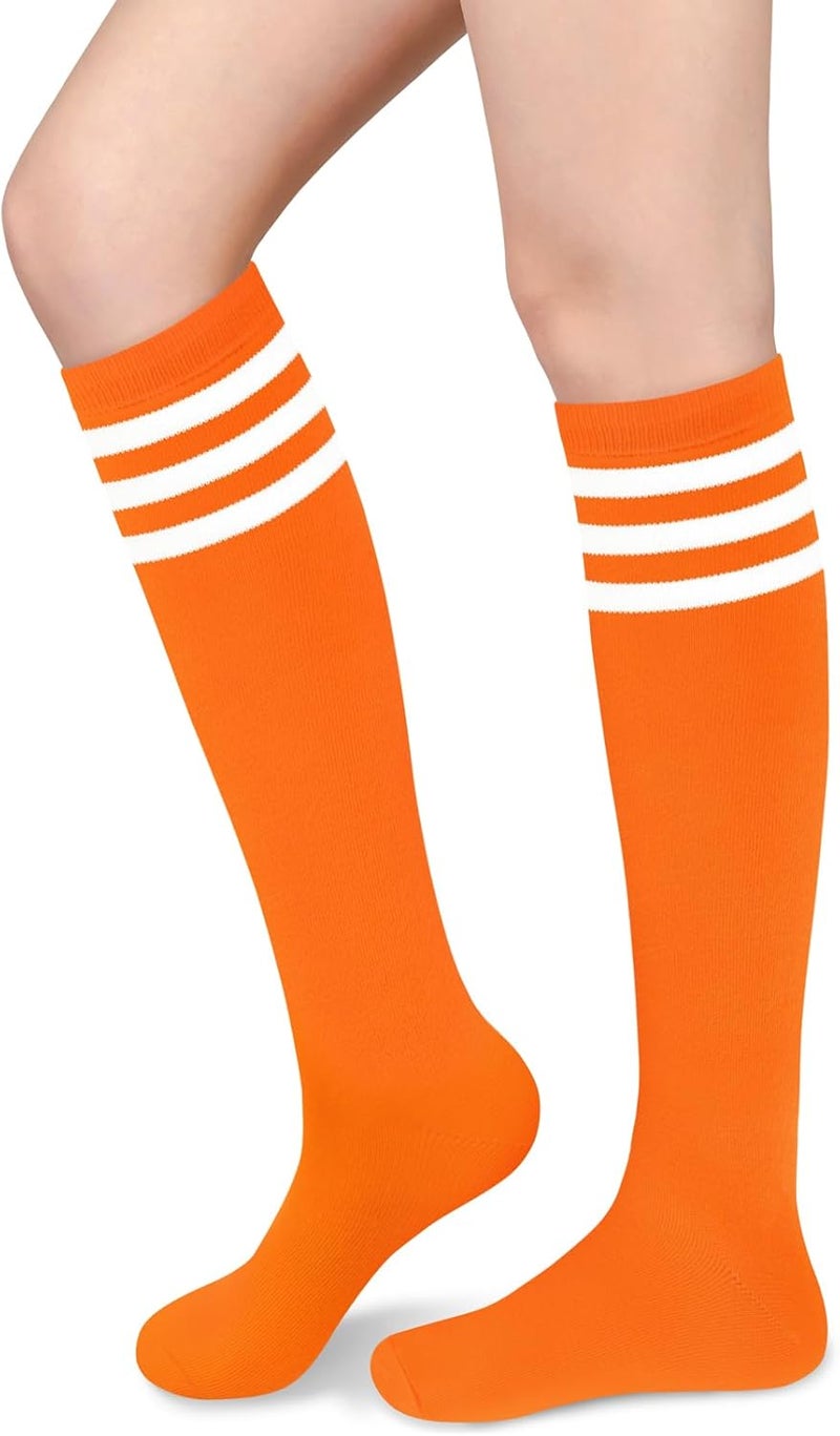 Sarfel Knee High Socks for Women Knee Socks Tube Socks Womens Athletic Socks Cotton Tall Socks Long Socks Knee High Stockings - Image 1